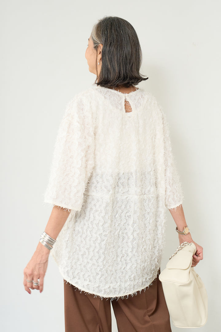 フェザーフリンジプルオーバー