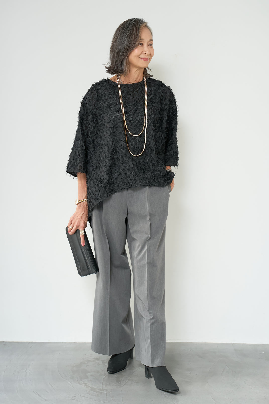 フェザーフリンジプルオーバー