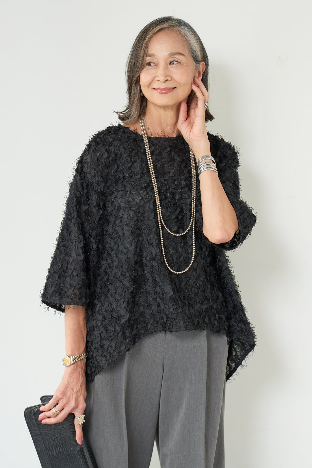 フェザーフリンジプルオーバー