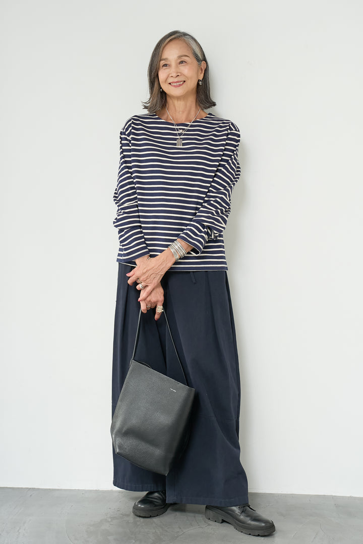 ボーダーカットソー