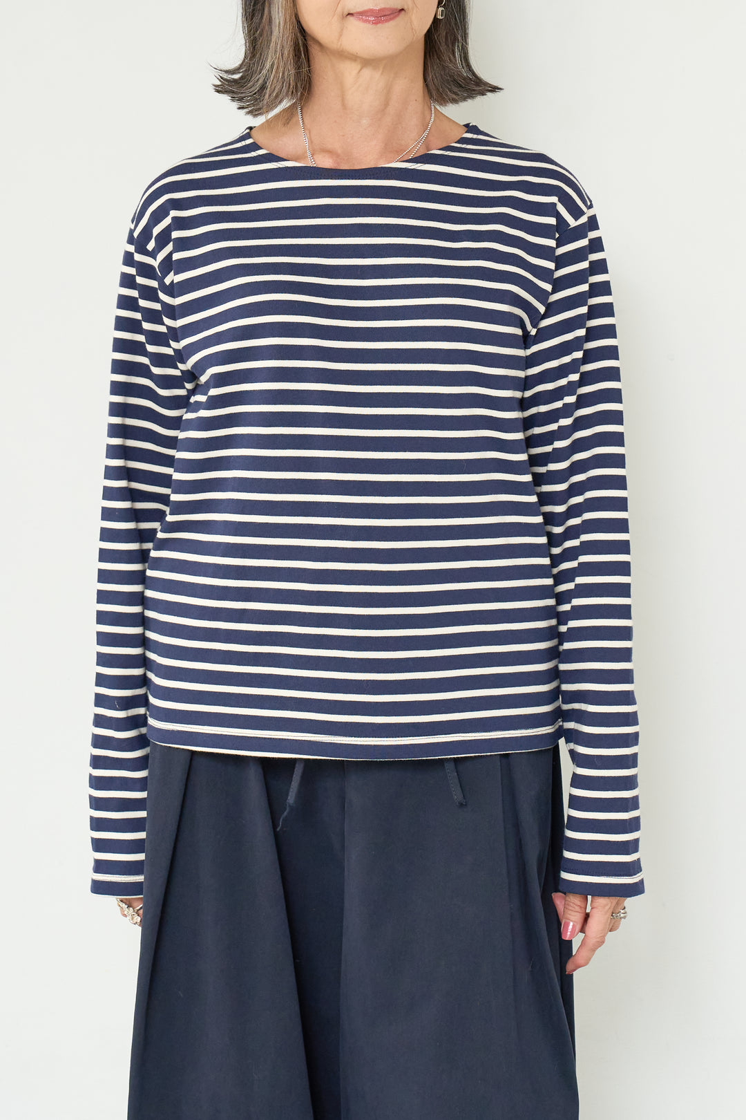 ボーダーカットソー