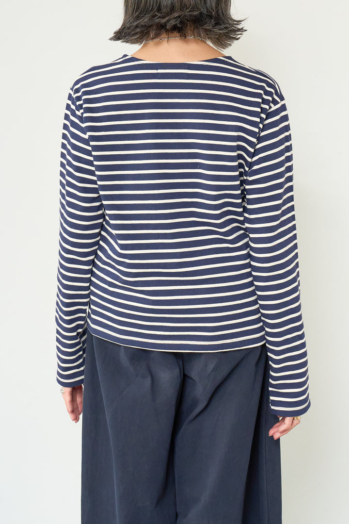 ボーダーカットソー