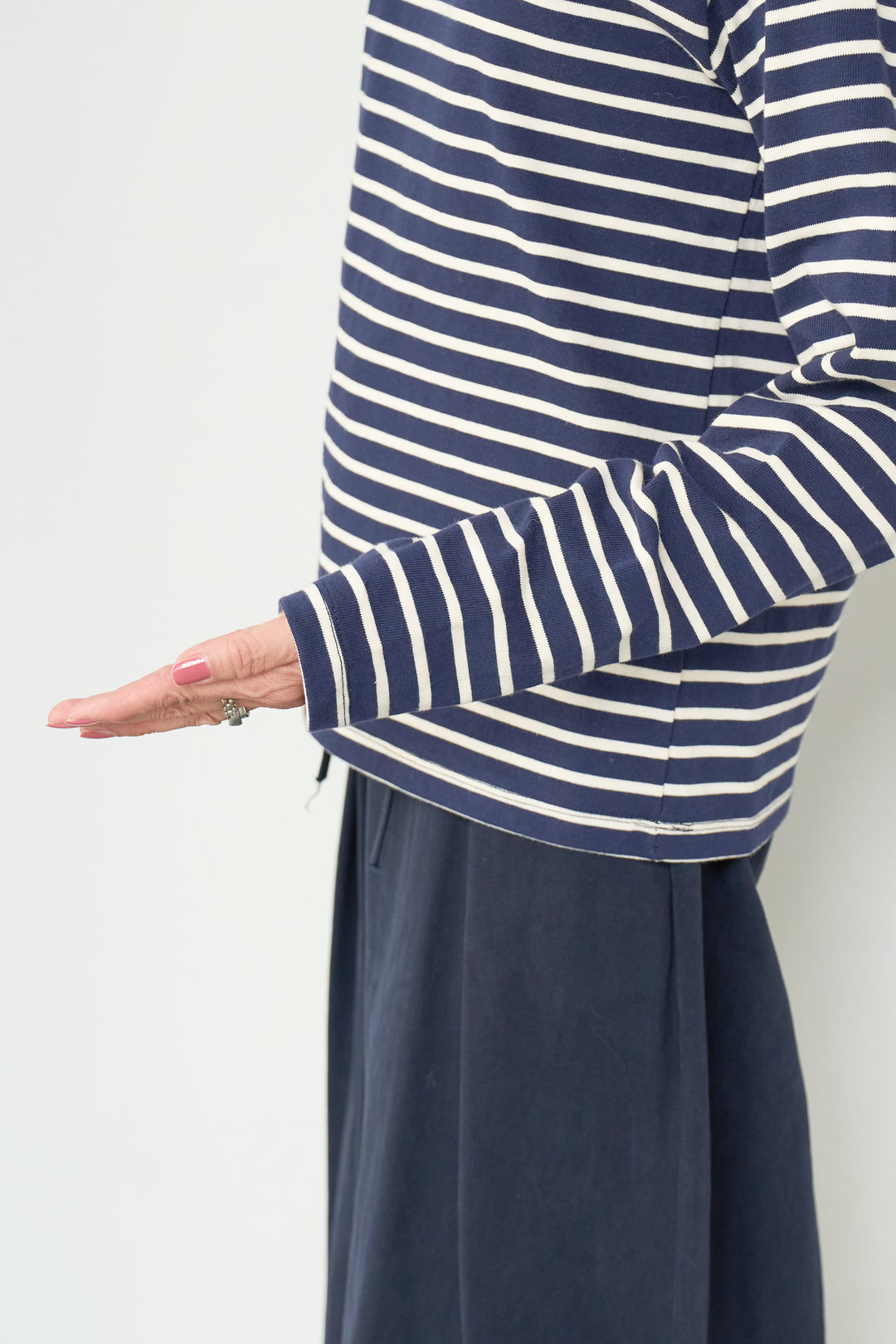 ボーダーカットソー