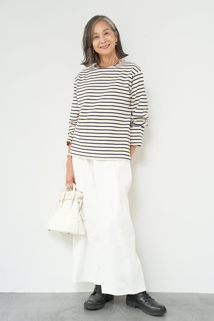 ボーダーカットソー