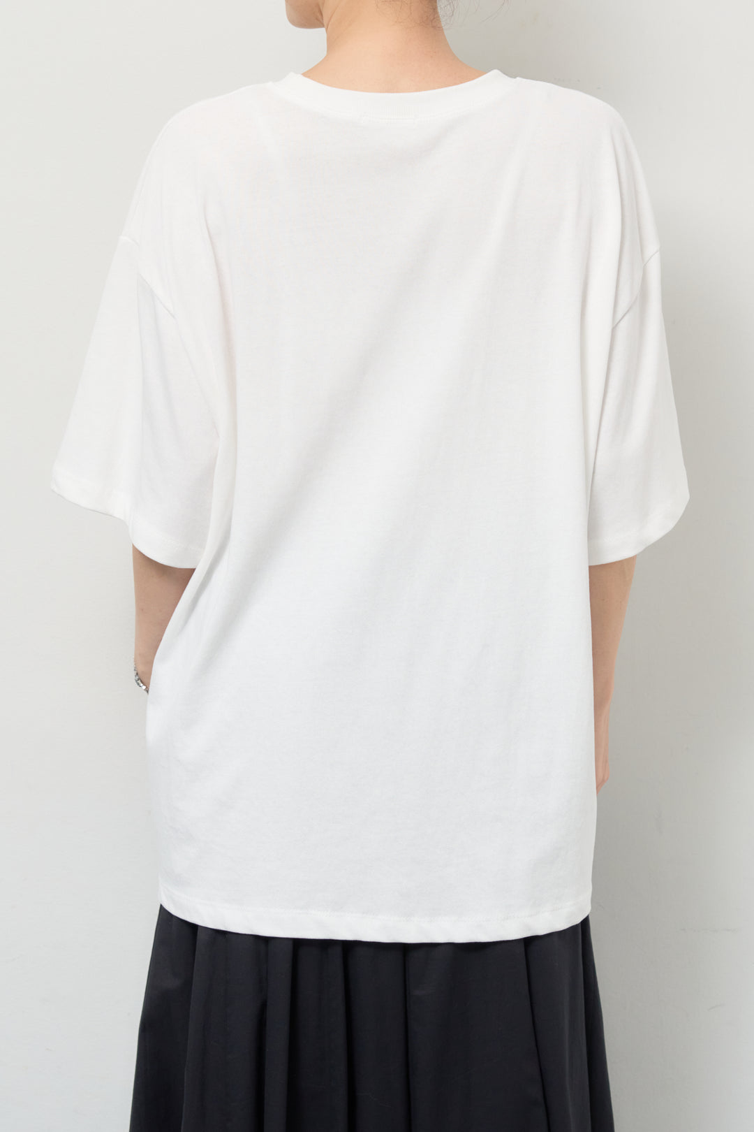 [SET]オーバーサイズDIVA Tシャツ+コットンボイルフレアロングスカート(2set)