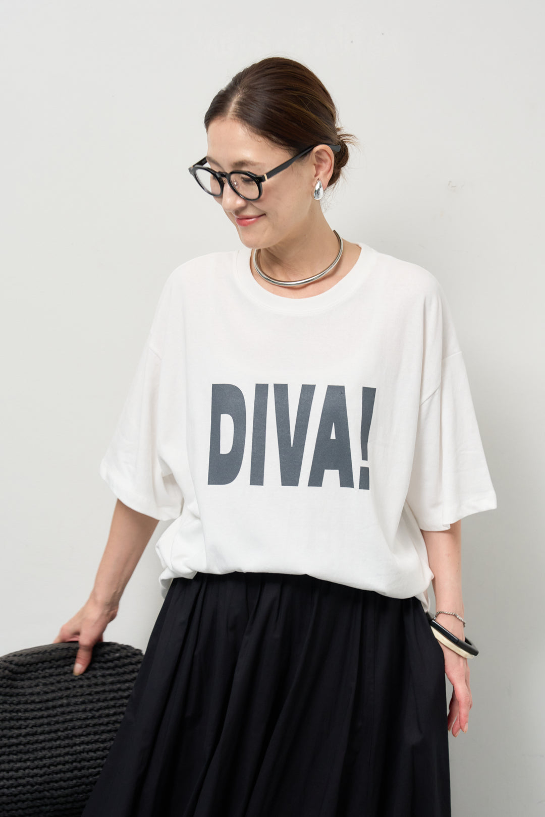 オーバーサイズDIVA Tシャツ