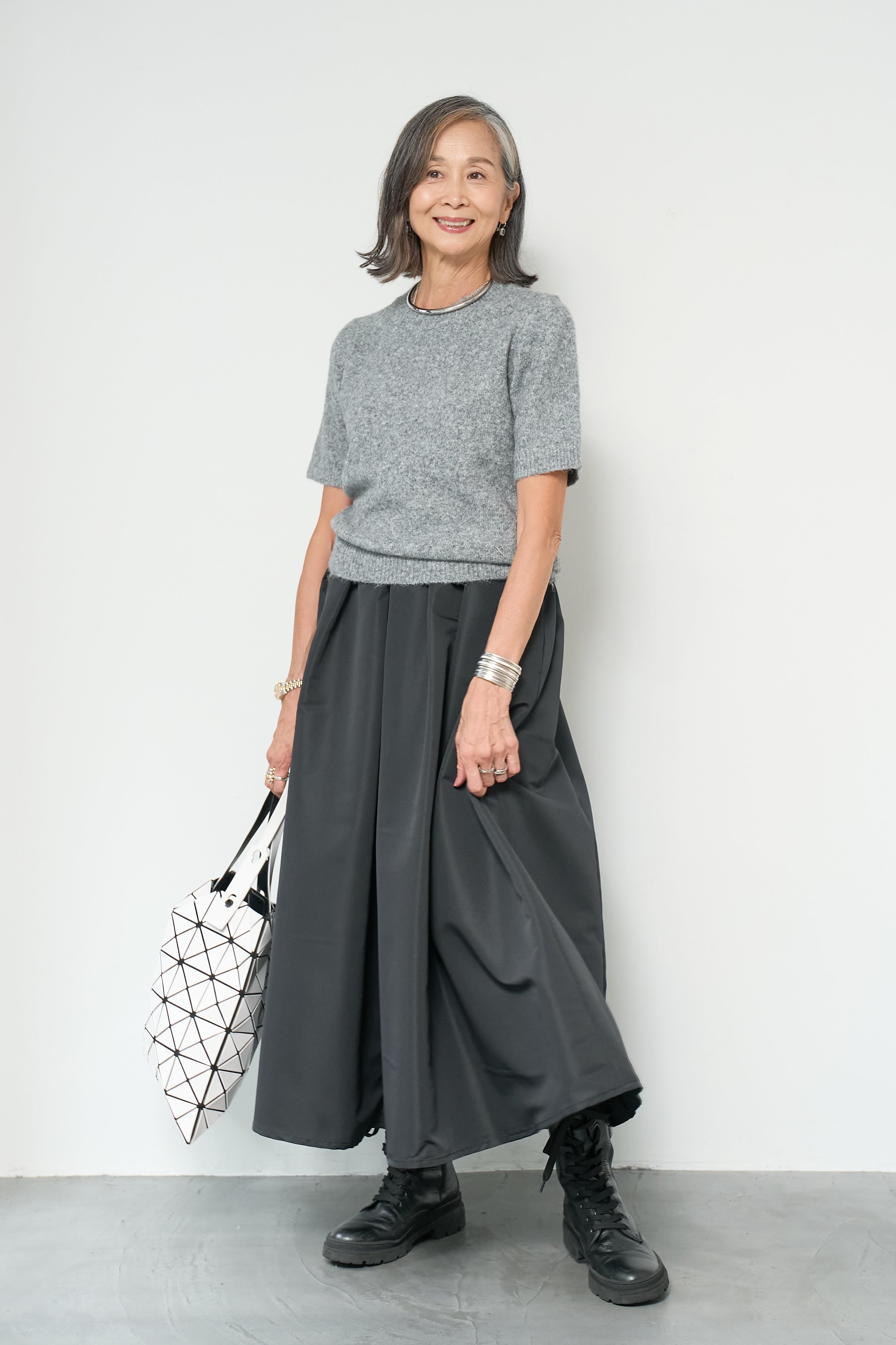 新品＊プラスオトハ　ライトグログランボリュームスカート　otoha ジャパンメイド】ライトグログランボリュームスカート – plusotoha