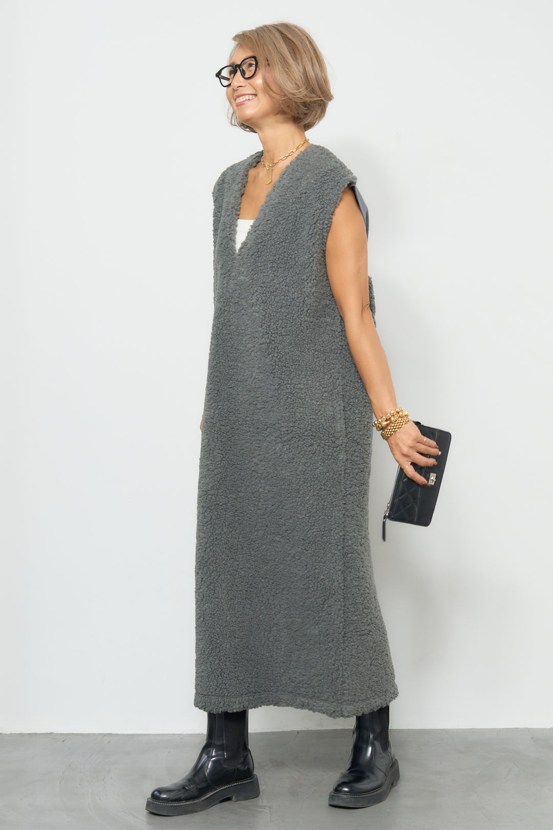 ブークレ切替ジャンパースカート