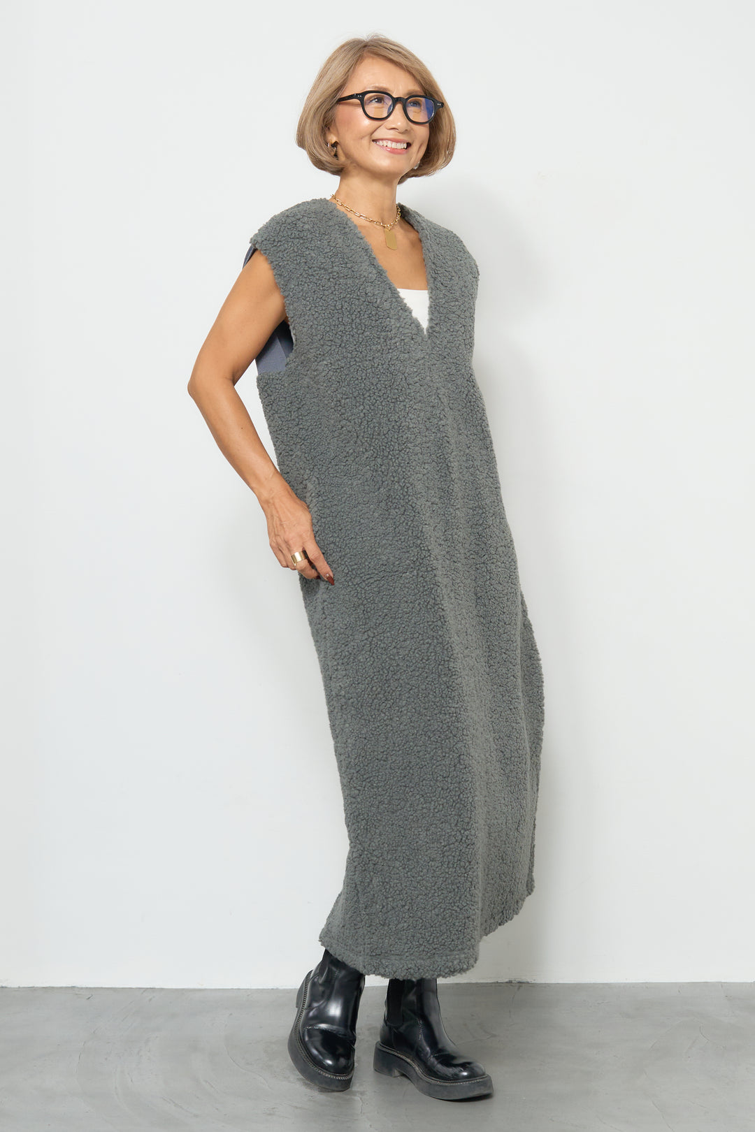 ブークレ切替ジャンパースカート