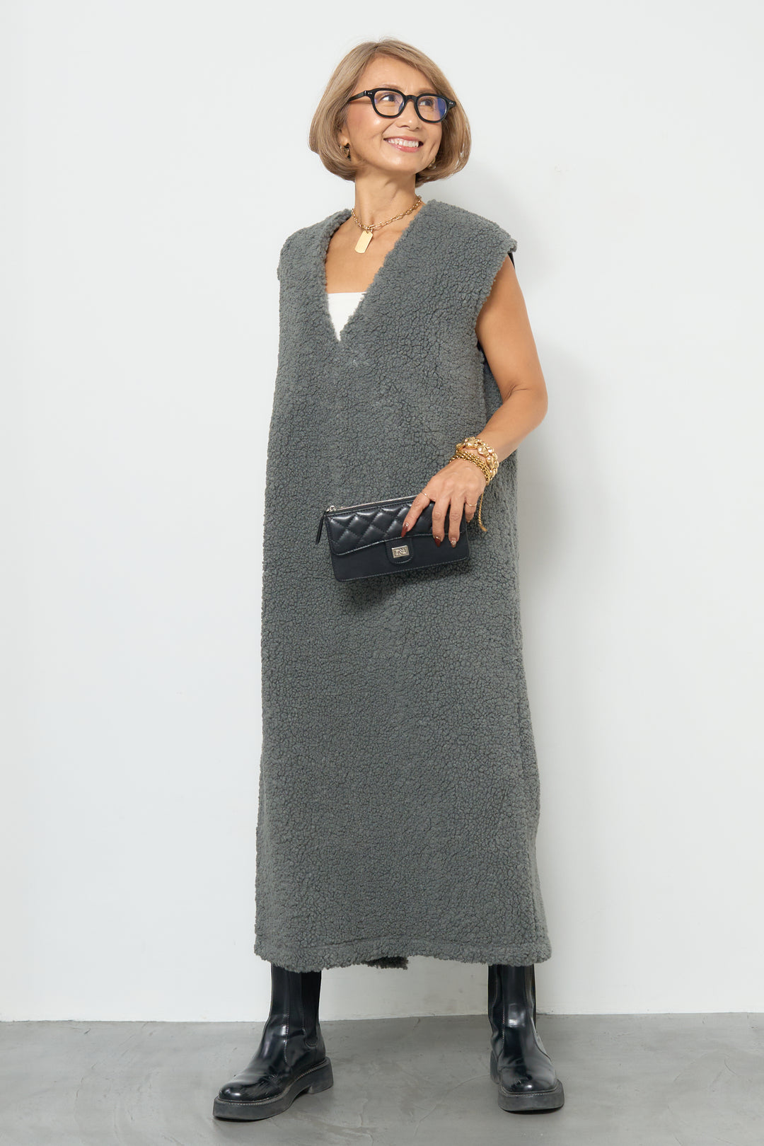 ブークレ切替ジャンパースカート