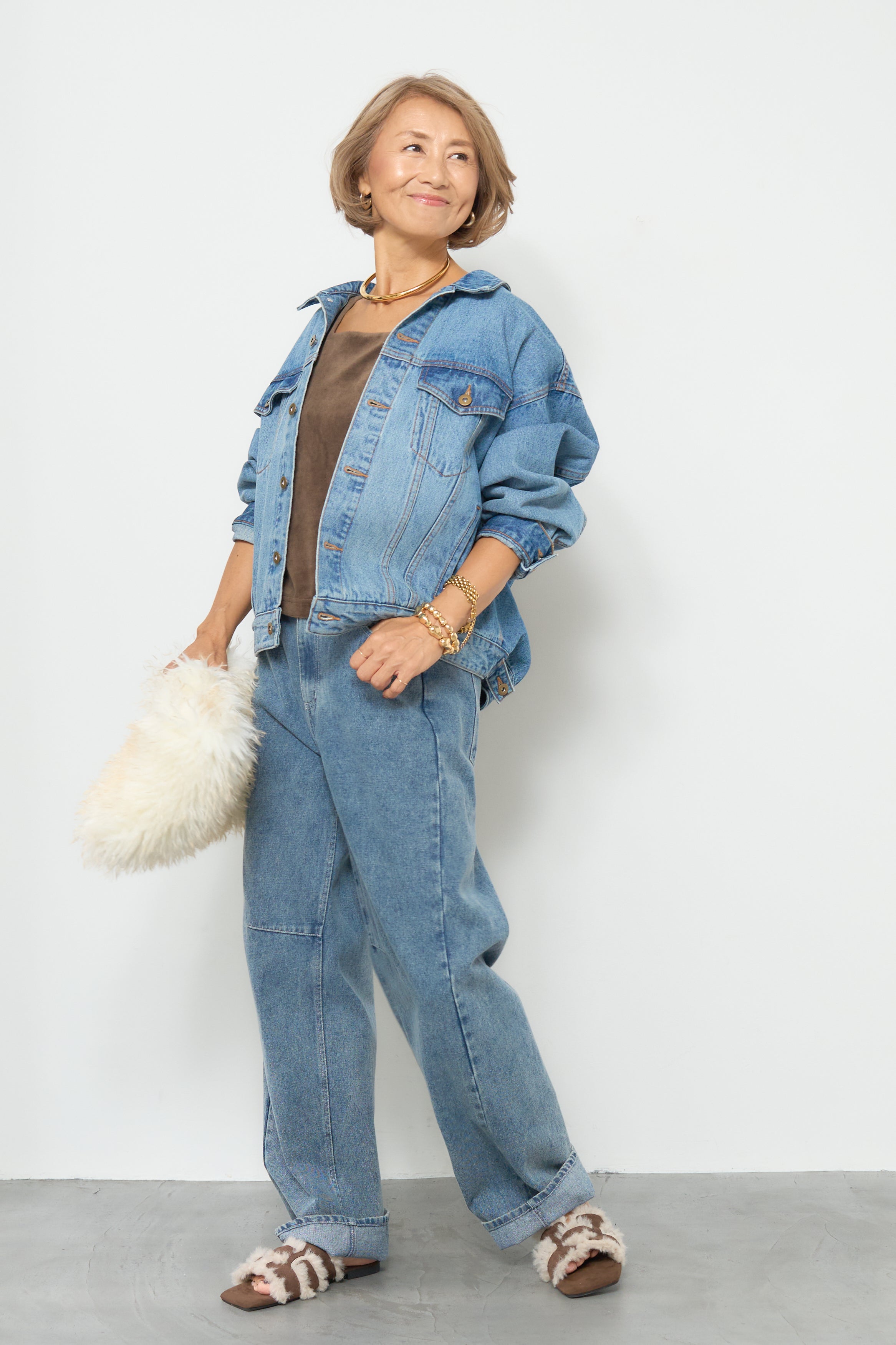 REIKOコラボ】バックコクーンデニムGジャン – plusotoha