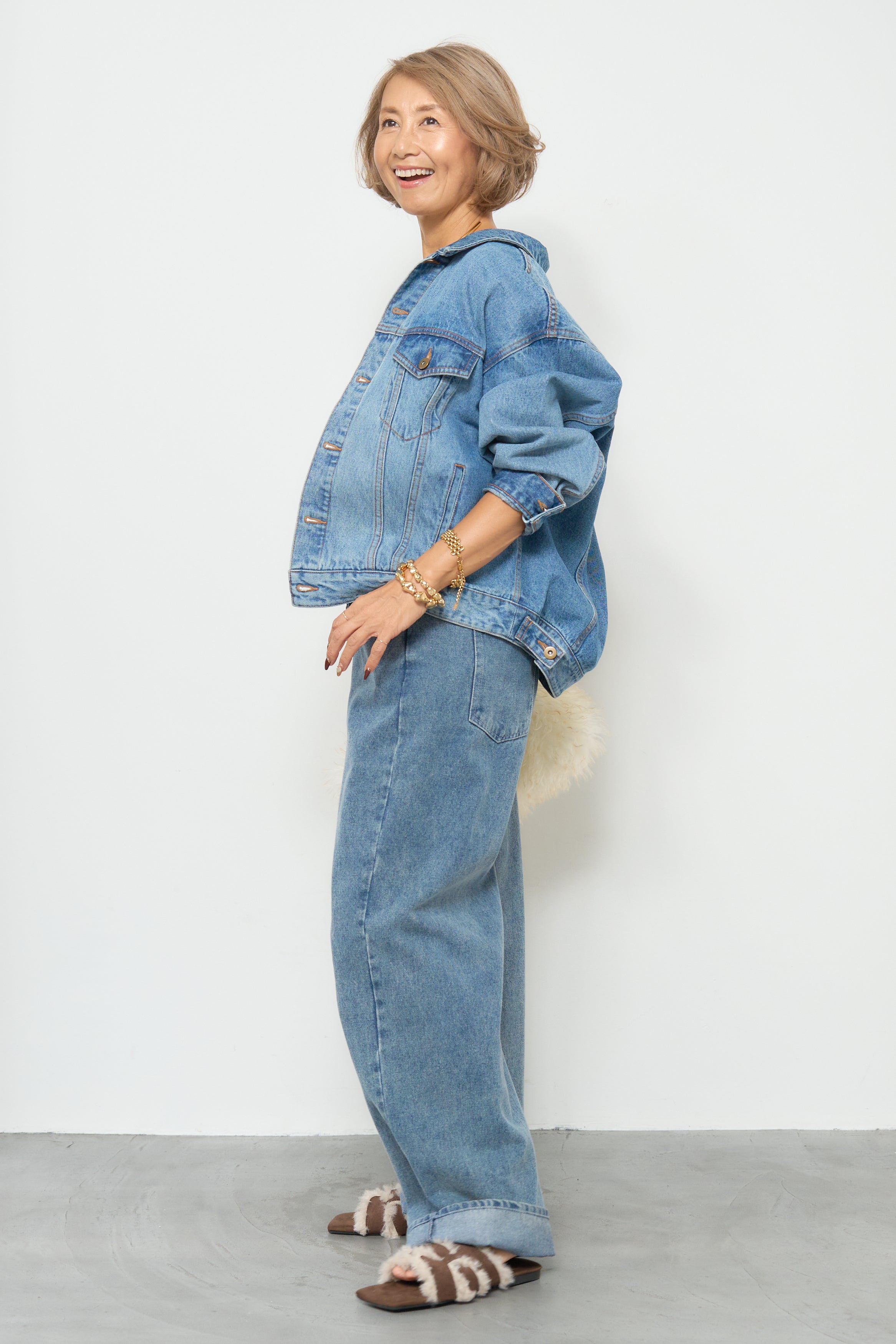 REIKOコラボ】バックコクーンデニムGジャン – plusotoha