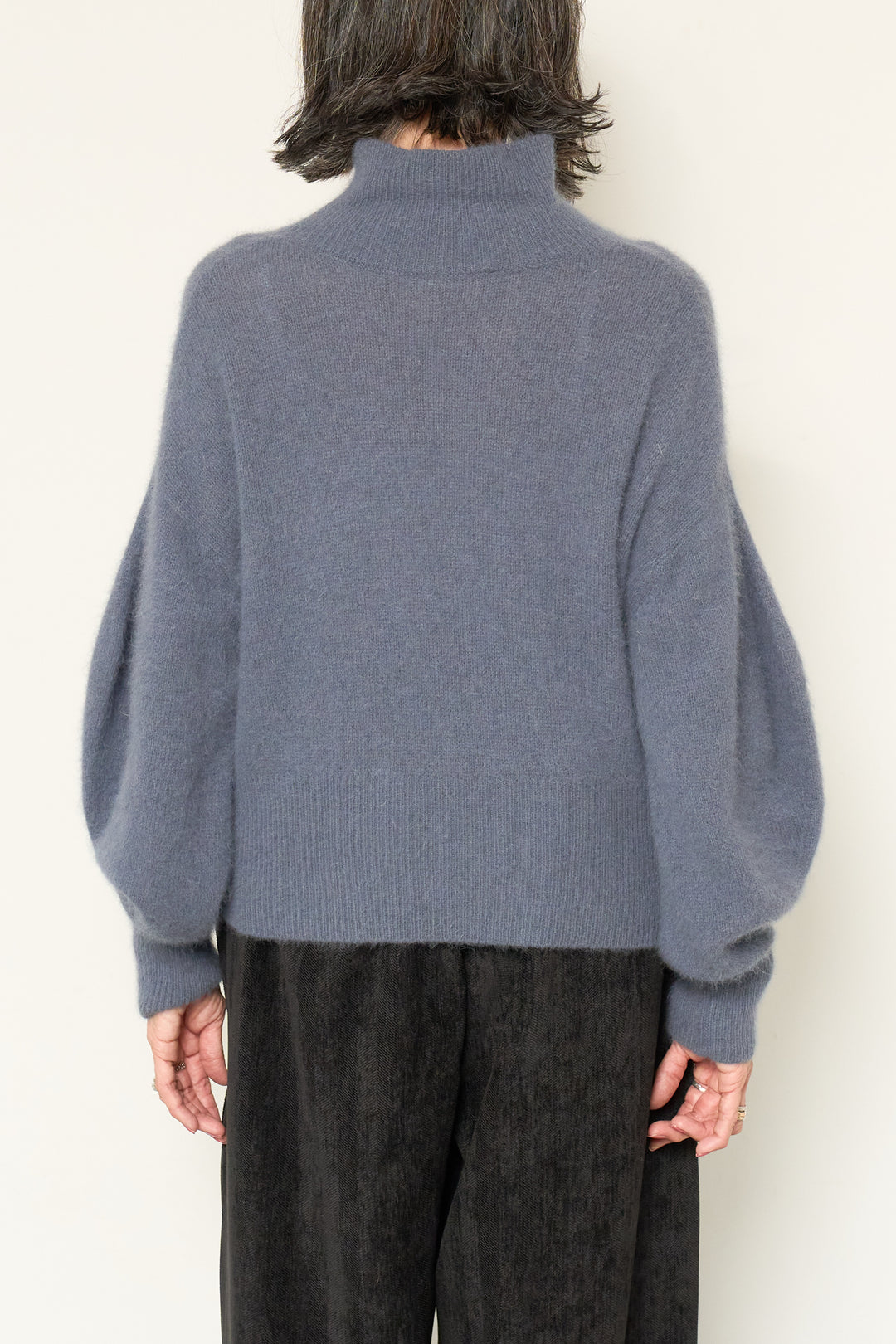 FOX混ボリュームスリーブニット