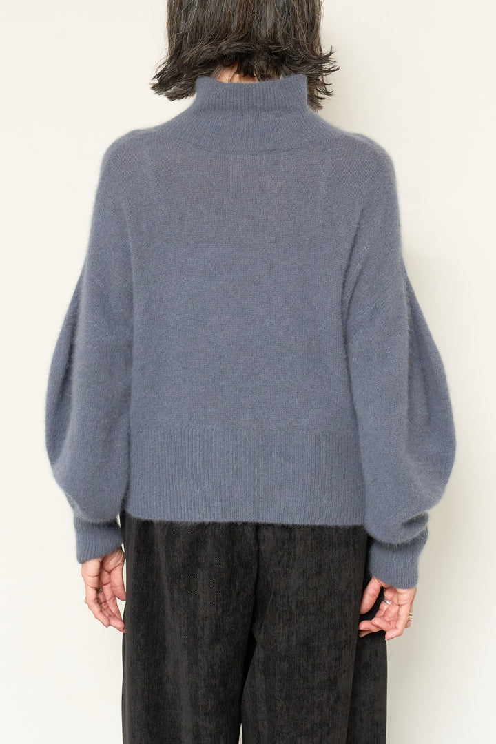 FOX混ボリュームスリーブニット