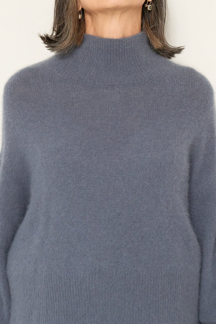 FOX混ボリュームスリーブニット