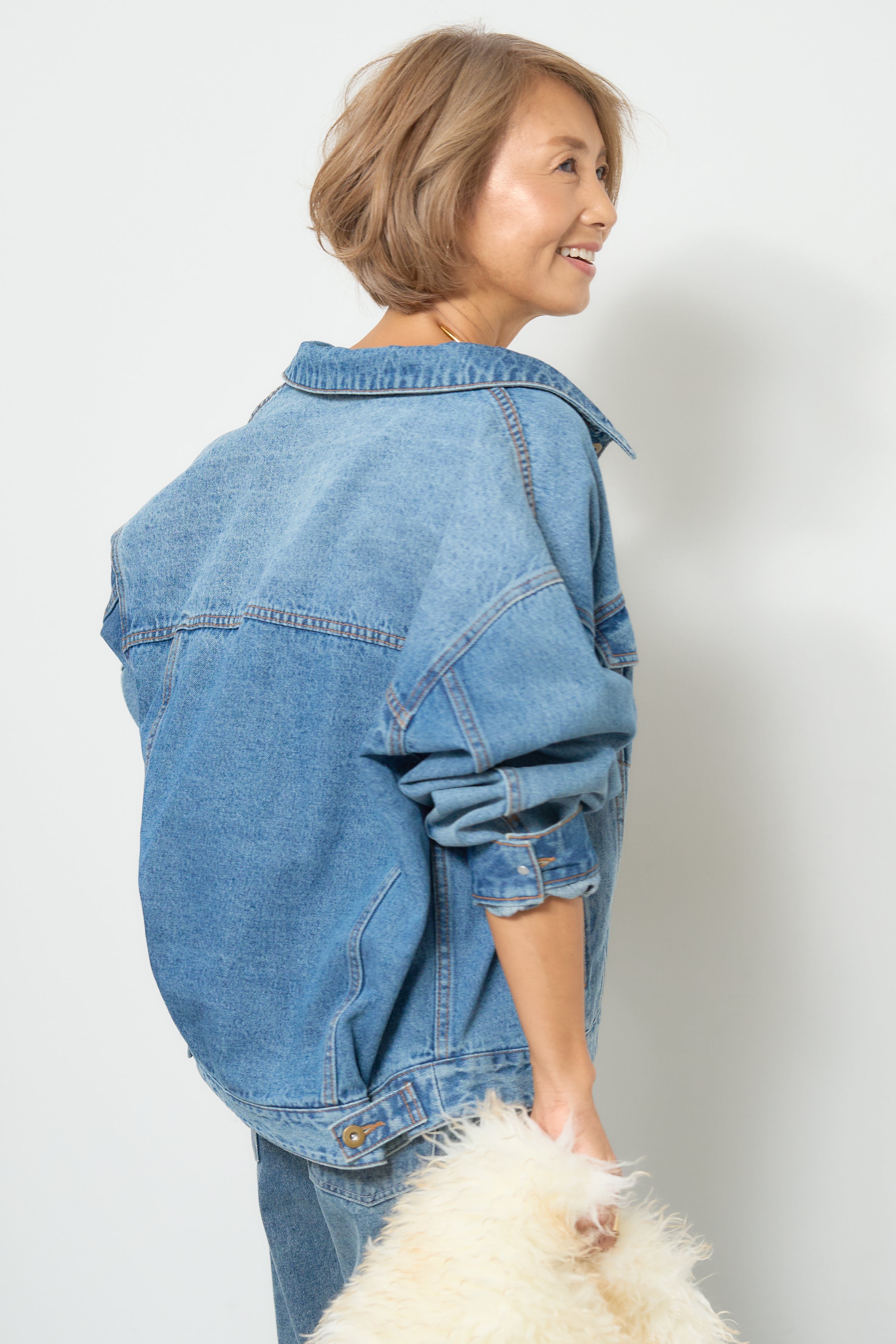 REIKOコラボ】バックコクーンデニムGジャン – plusotoha