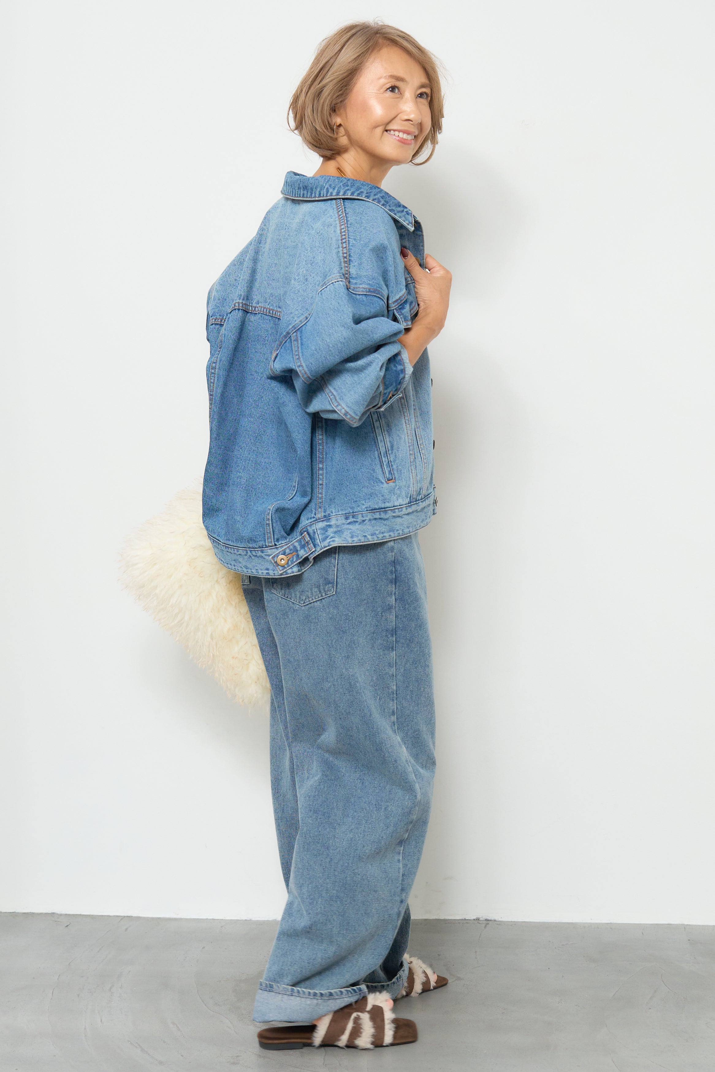 REIKOコラボ】バックコクーンデニムGジャン – plusotoha