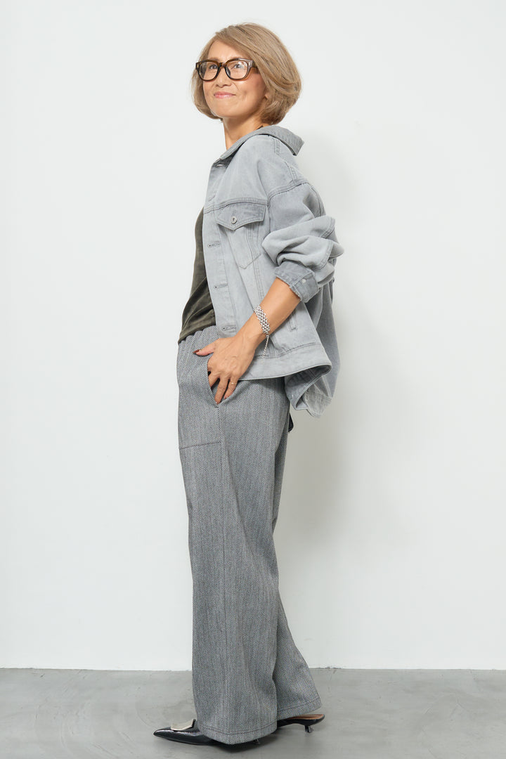 【REIKOコラボ】バックコクーンデニムGジャン