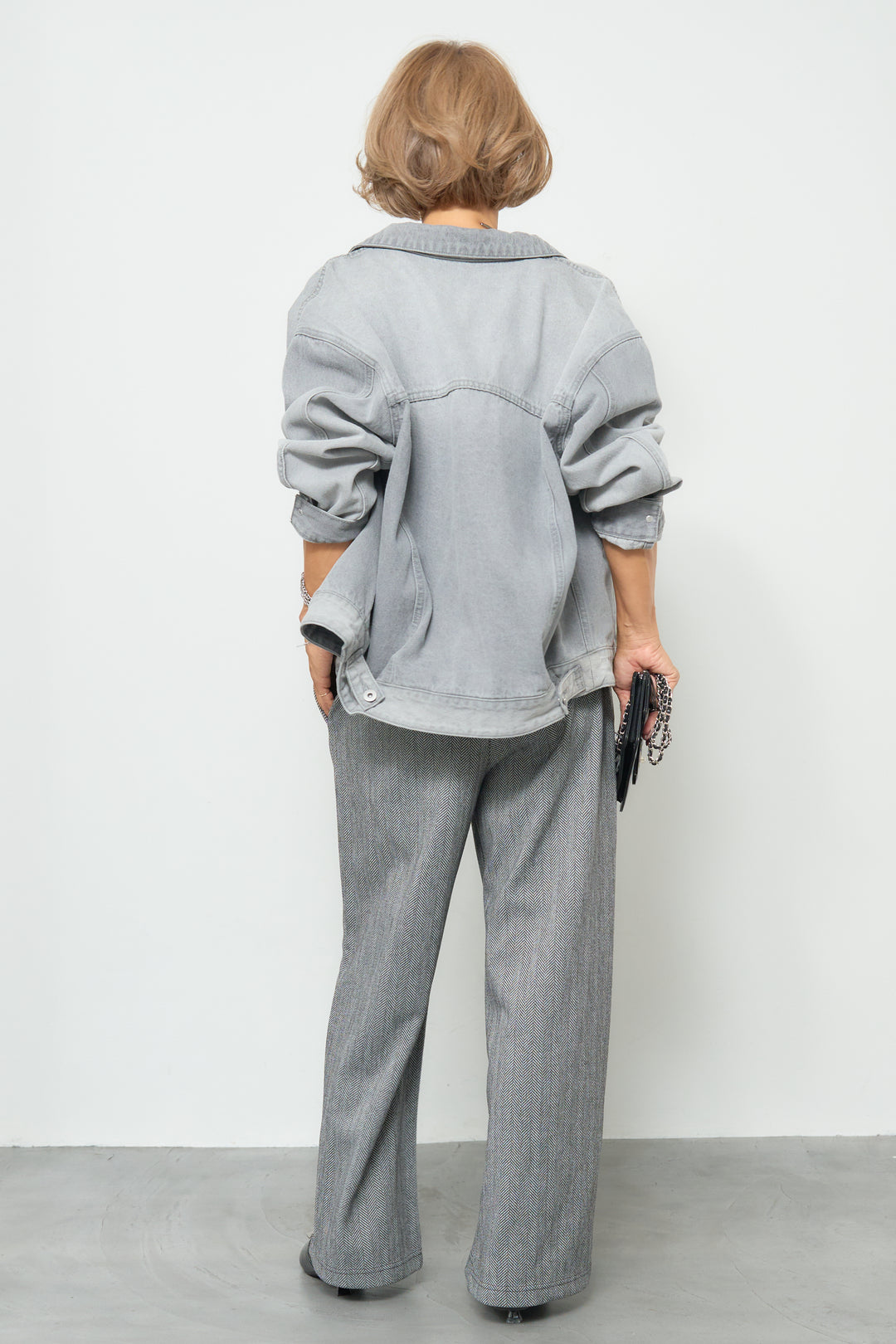 【REIKOコラボ】バックコクーンデニムGジャン