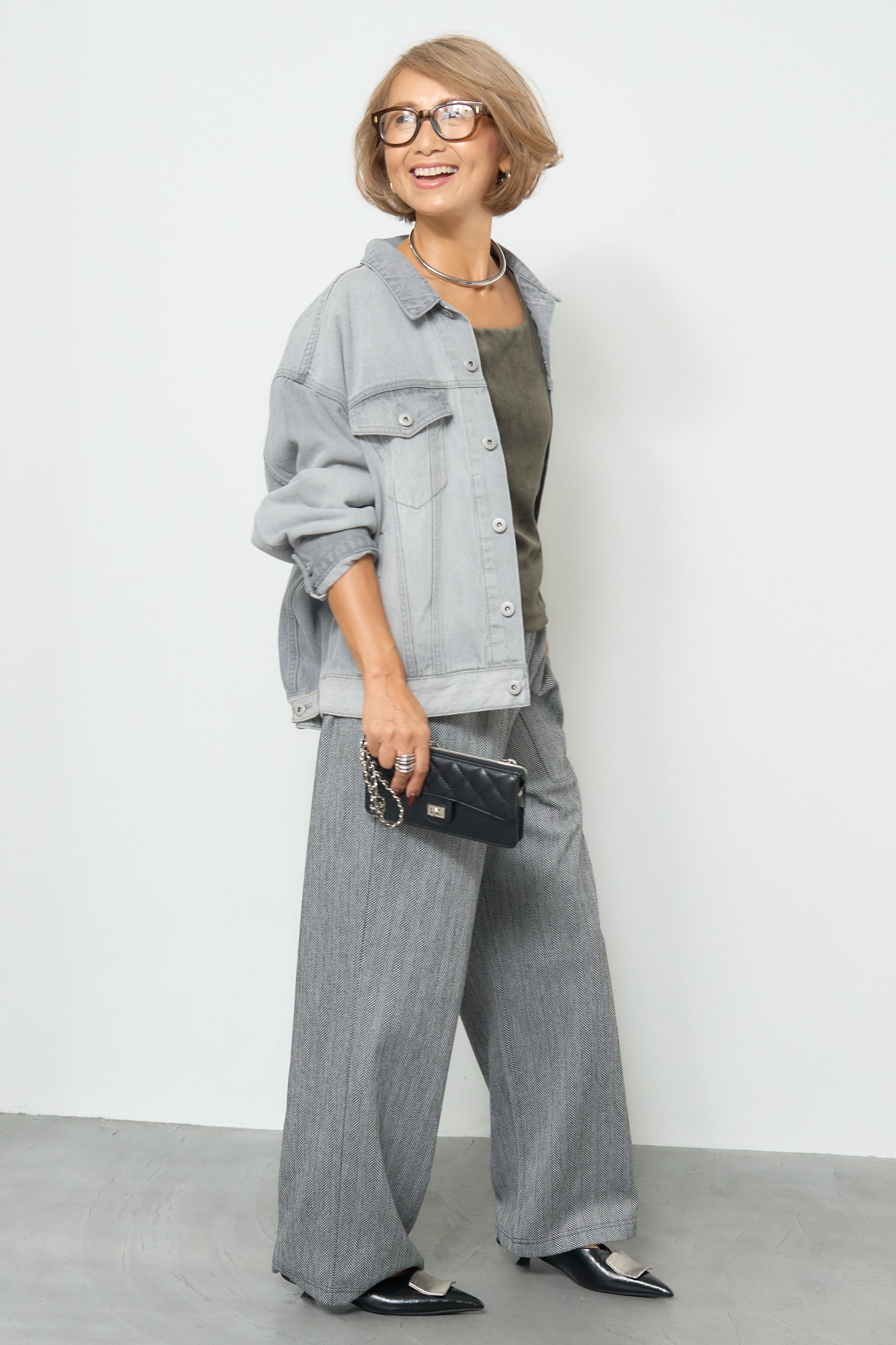 OTOHA BACKコクーンGジャン REIKOコラボ】バックコクーンデニムGジャン – plusotoha