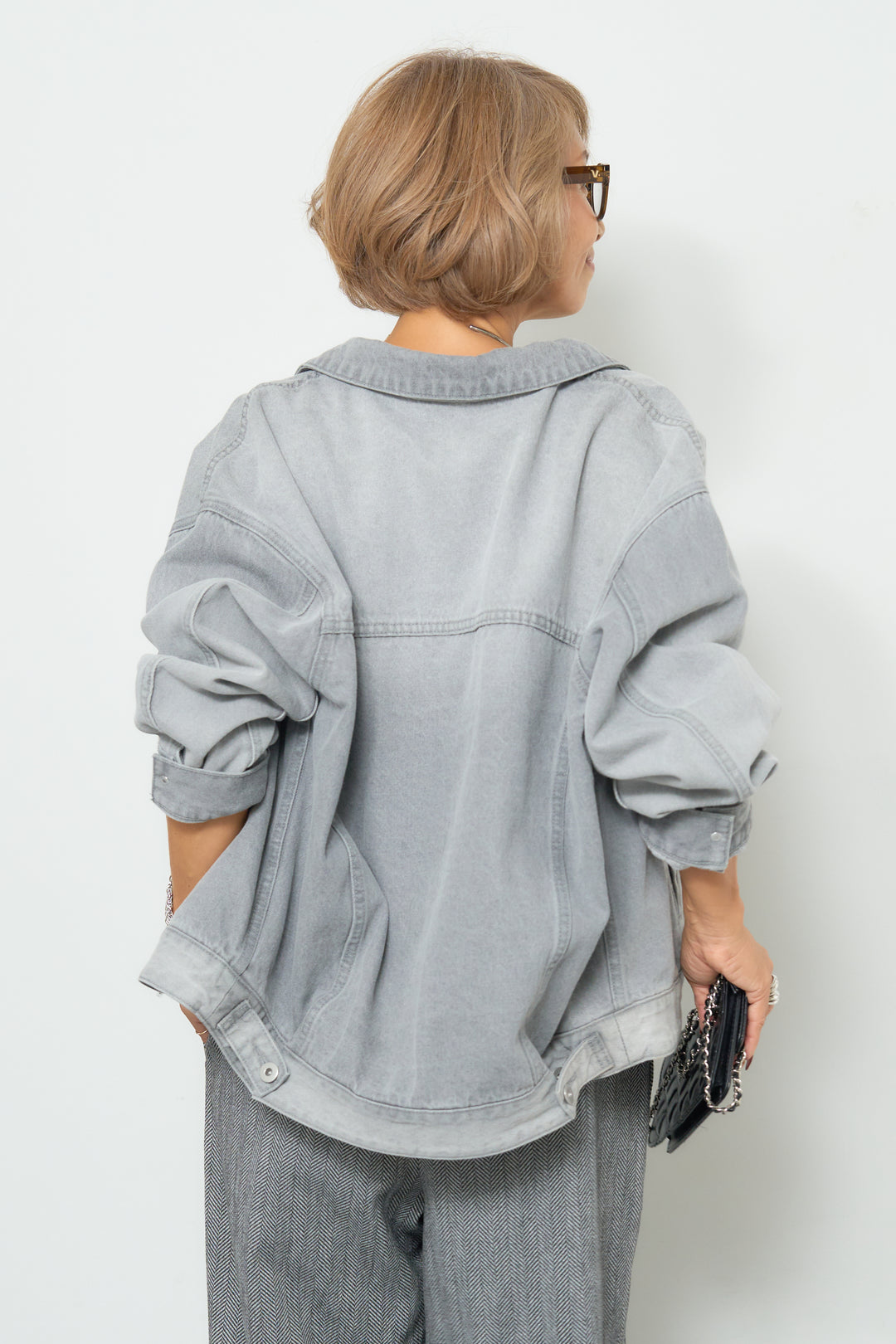 【REIKOコラボ】バックコクーンデニムGジャン