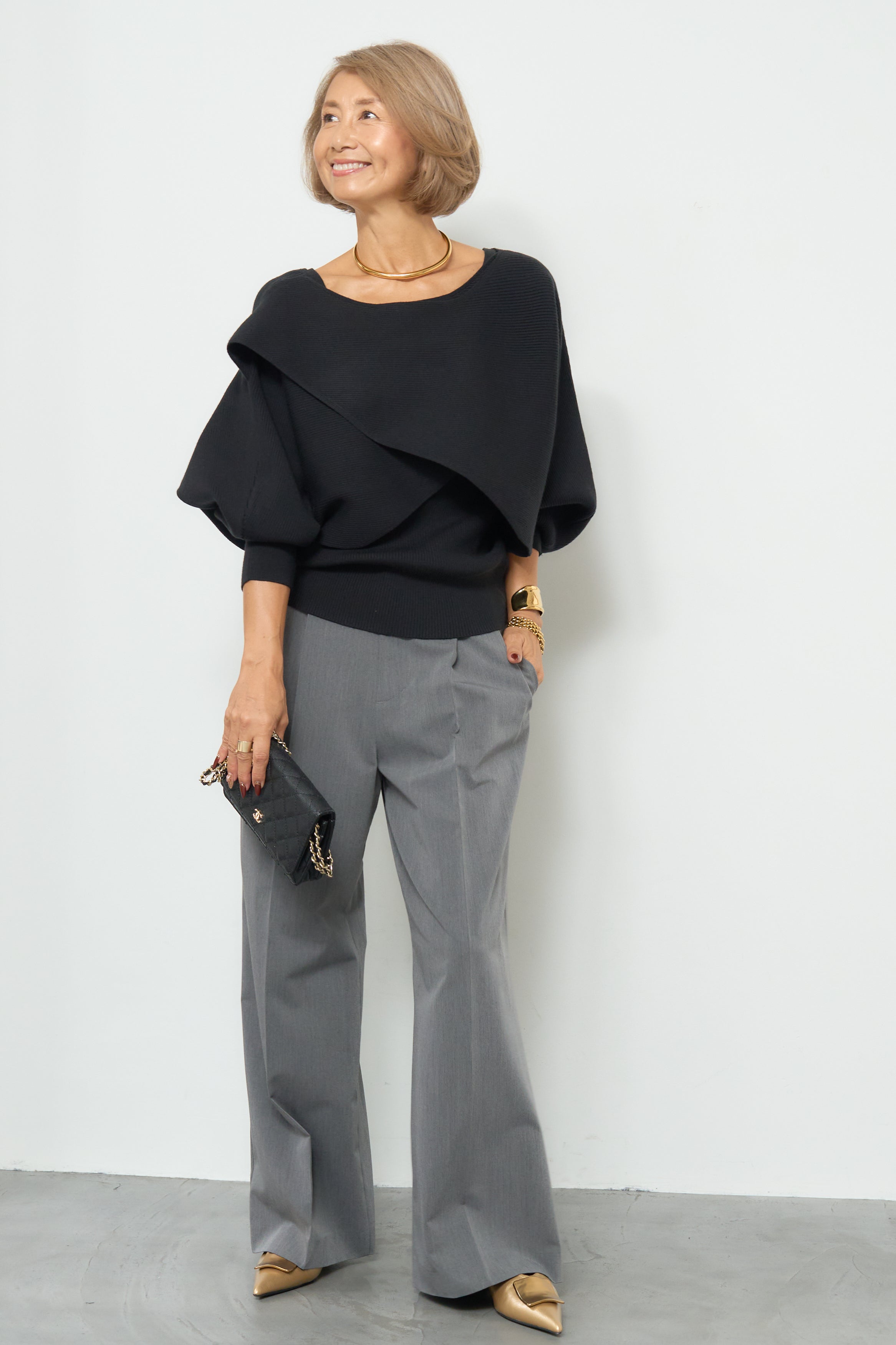 アシメケープタンクニットセット – plusotoha