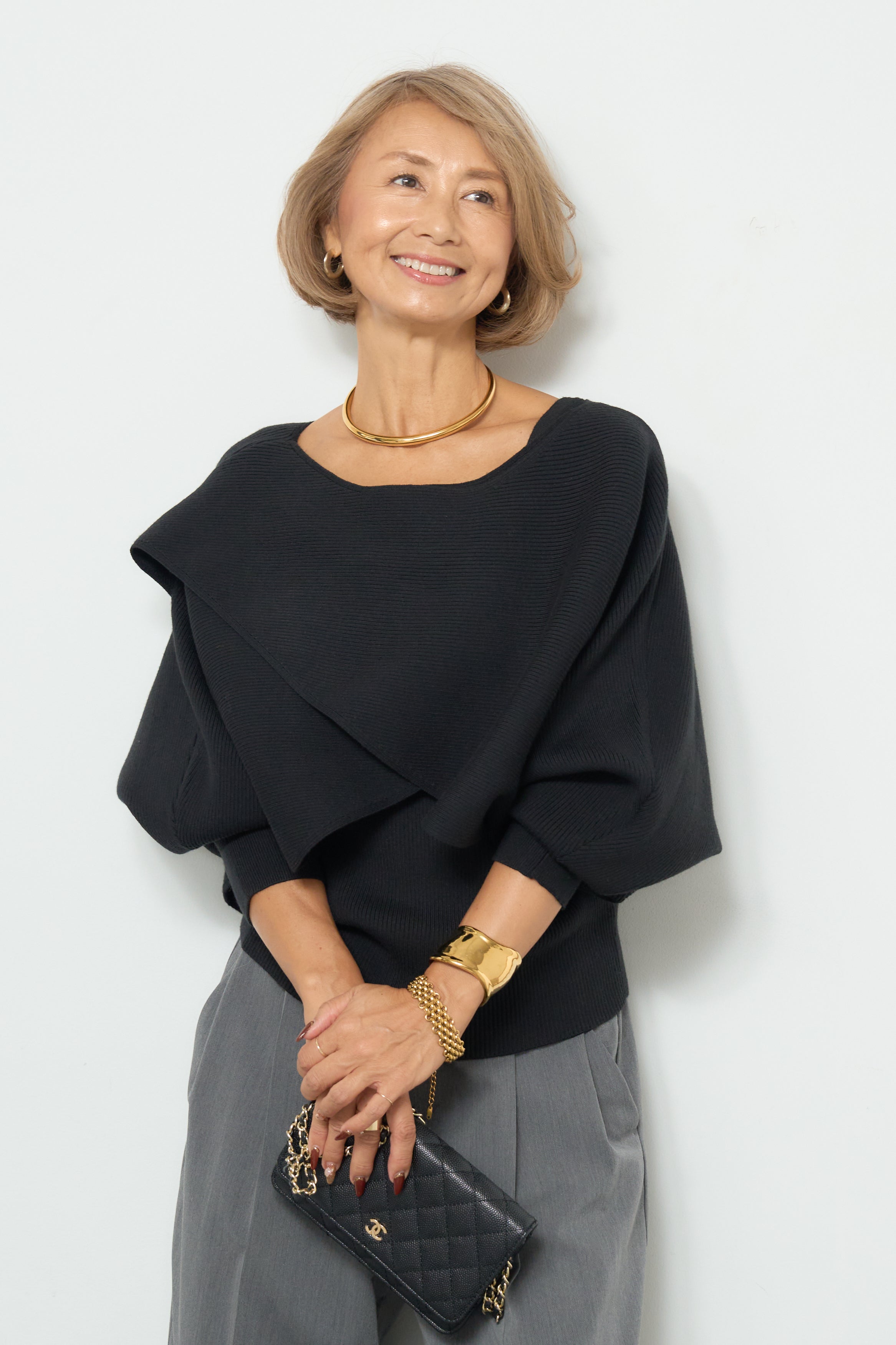 アシメケープタンクニットセット – plusotoha