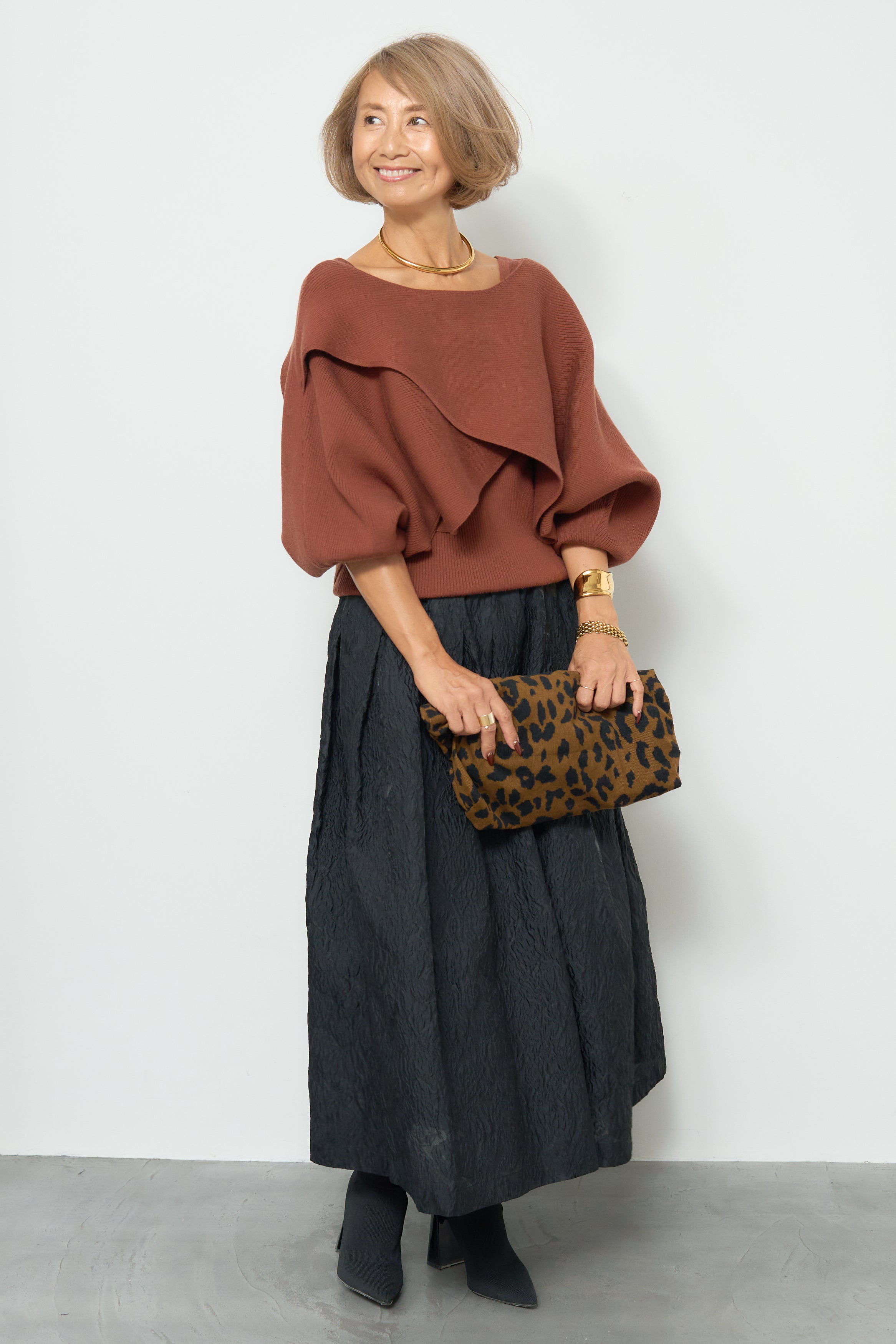 アシメケープタンクニットセット – plusotoha