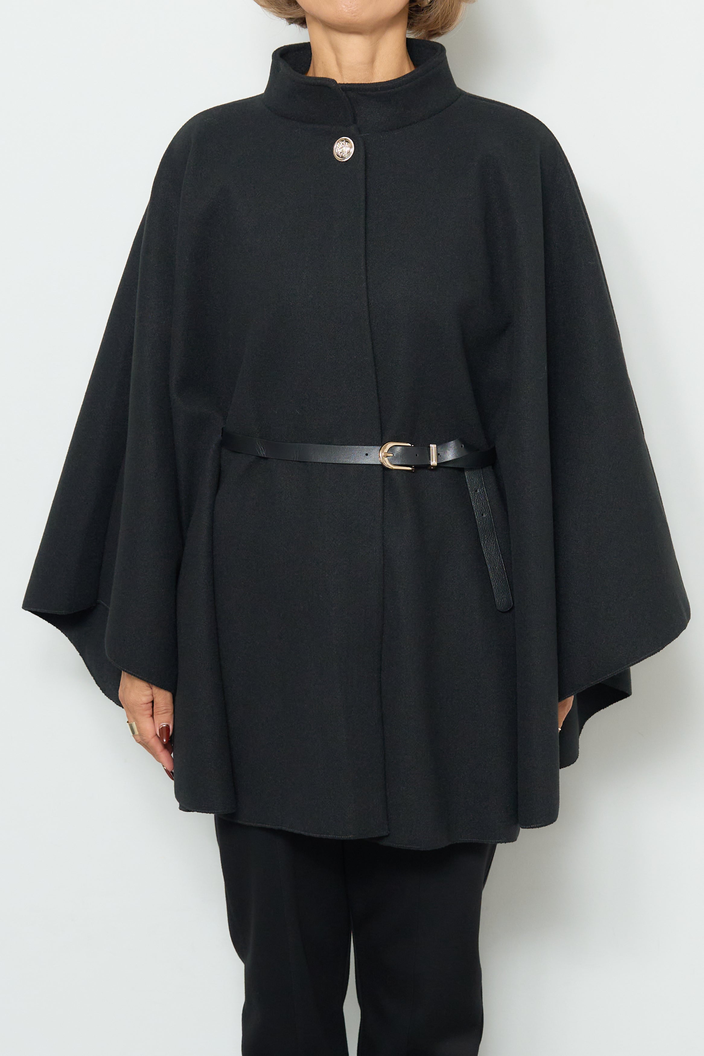 スタンドカラーケープコート – plusotoha