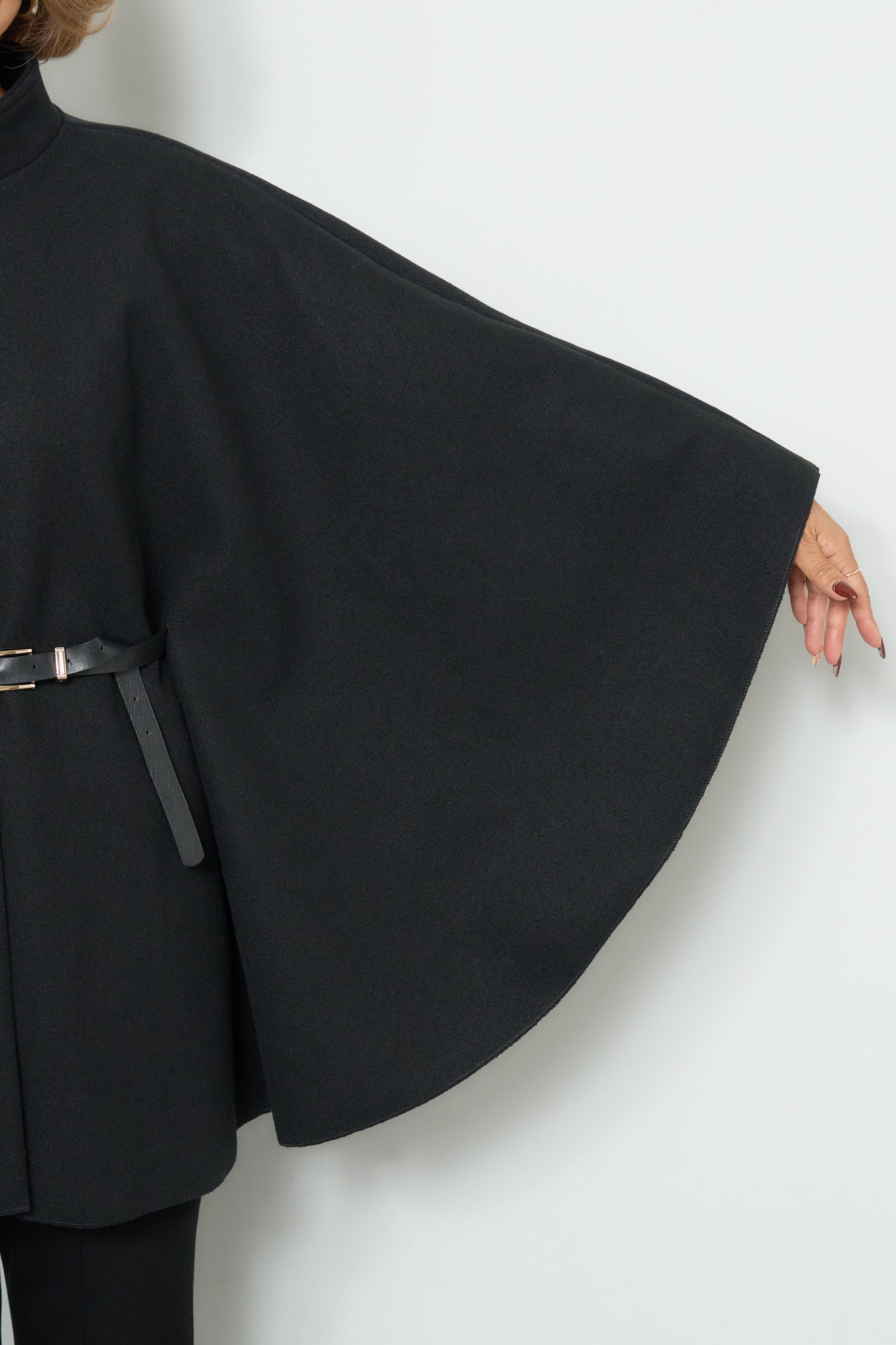 スタンドカラーケープコート – plusotoha