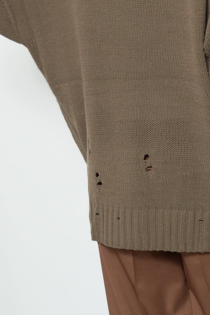 ダメージデザインニット