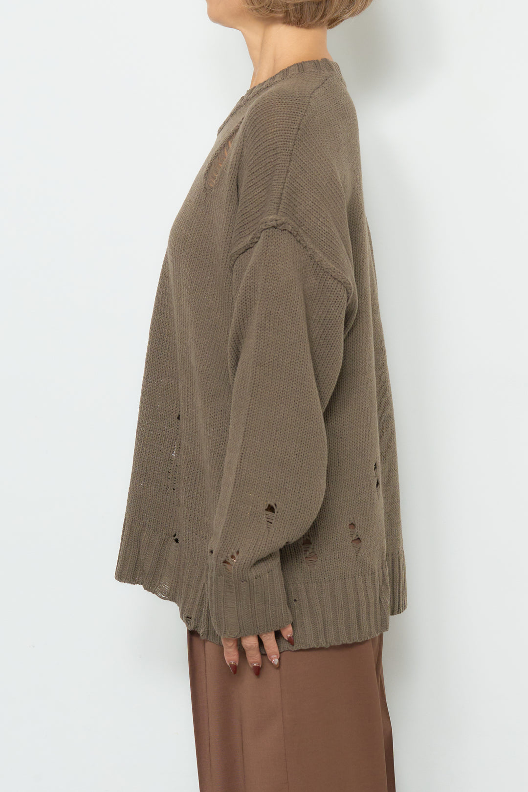 ダメージデザインニット