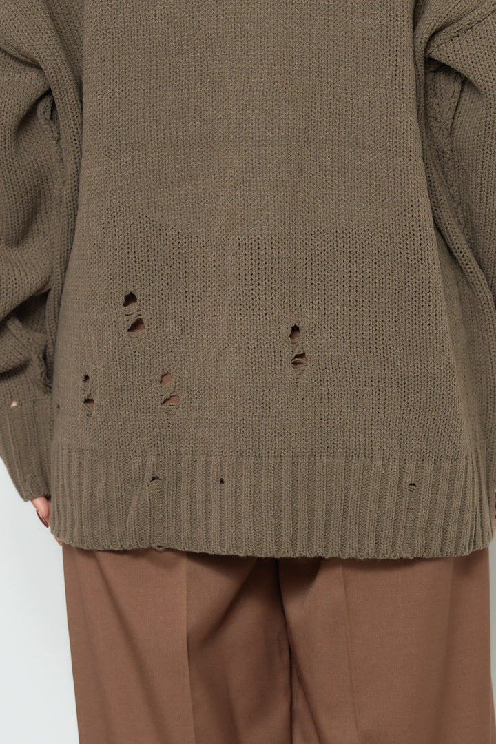 ダメージデザインニット