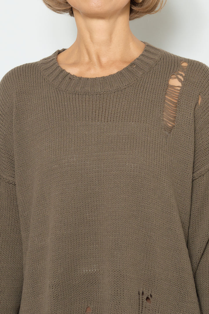 ダメージデザインニット