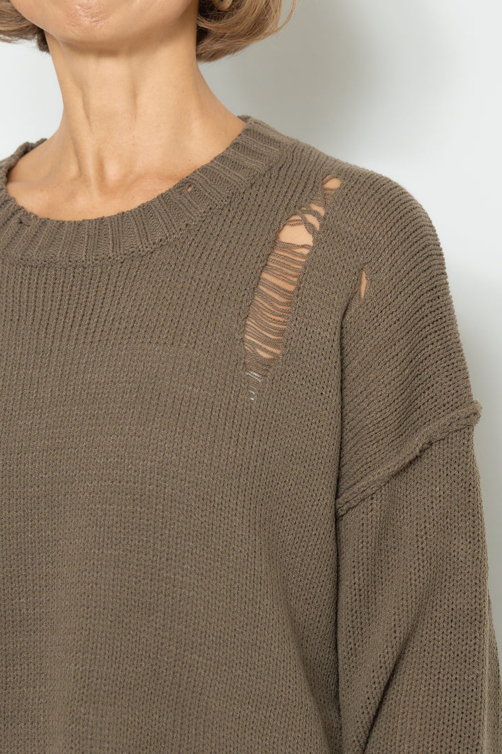 ダメージデザインニット