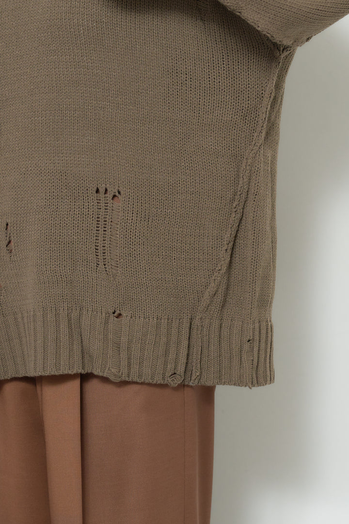 ダメージデザインニット