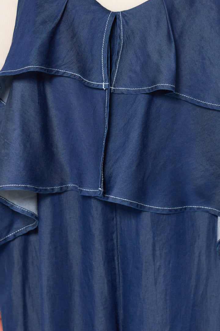 デニムフリルサロペット