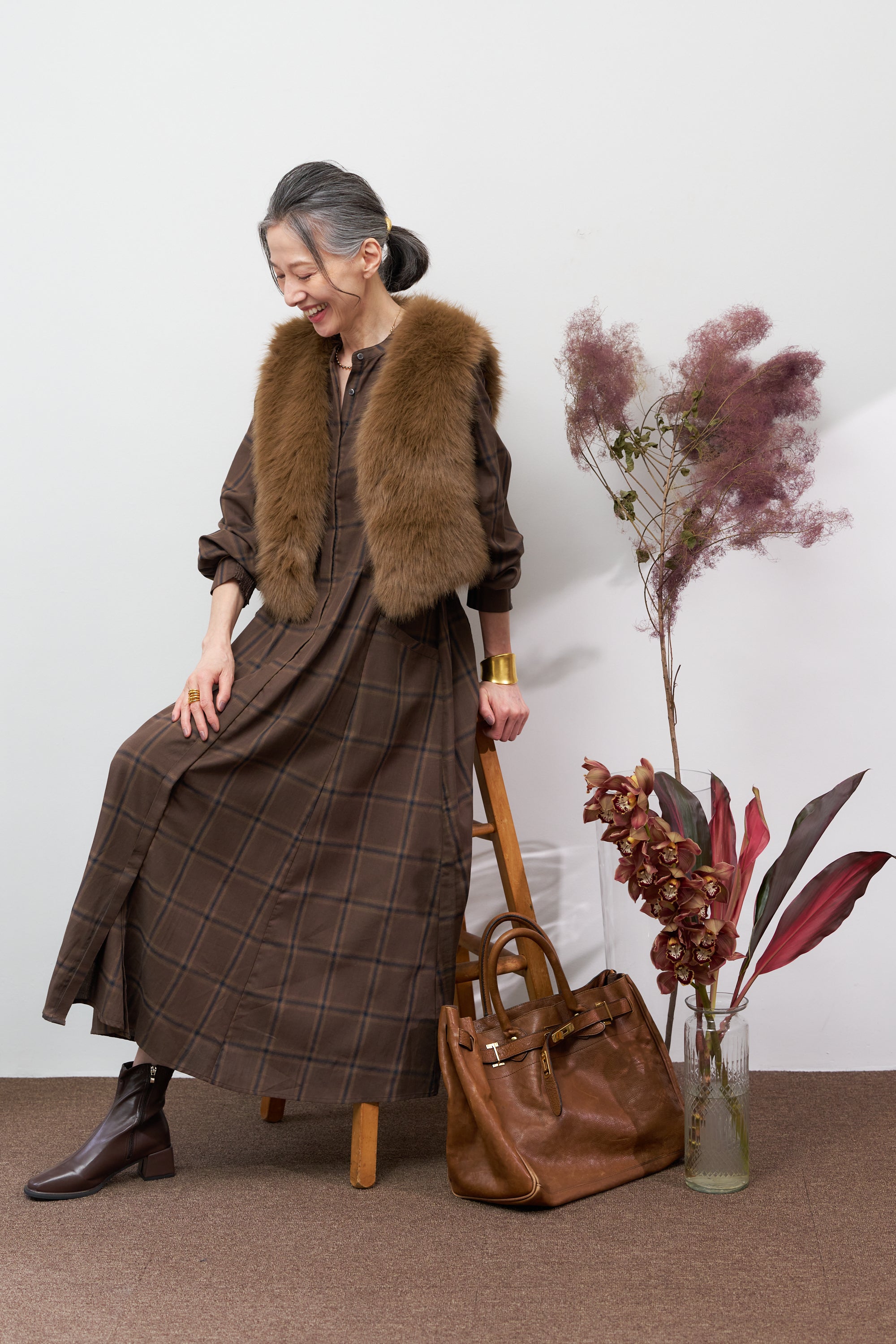 チェックフレアシャツワンピース – plusotoha チェックフレアシャツワンピース – plusotoha