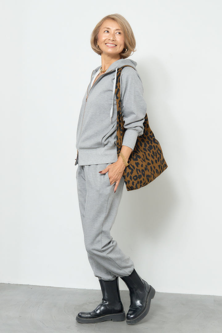 [SET]【REIKOコラボ】裏起毛スウェットパーカー+【REIKOコラボ】スウェット起毛ジョガーパンツ(2set)