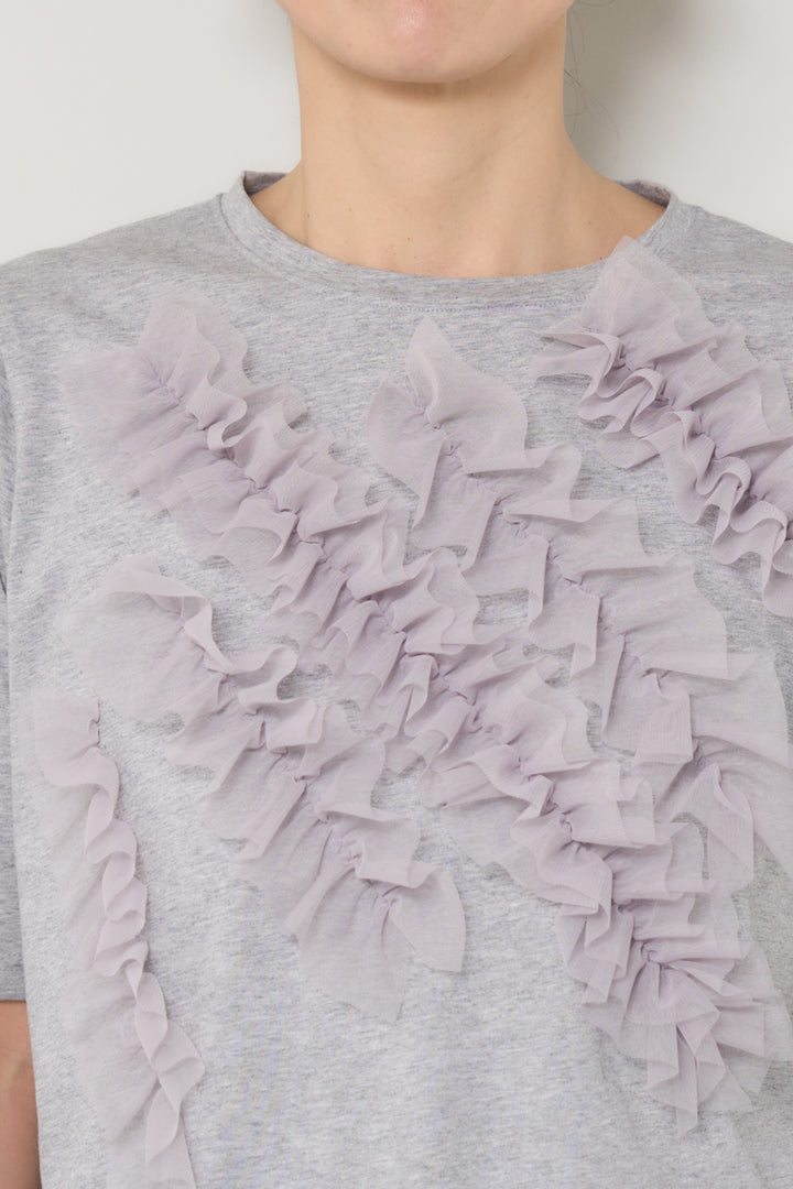 チュールフリルプルオーバー