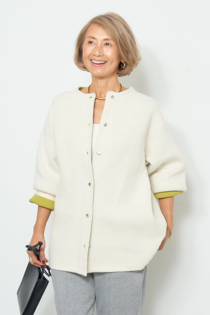 [SET]ダブルフェイスニットカーディガン+ライトダンボールジョガーパンツ(2set)