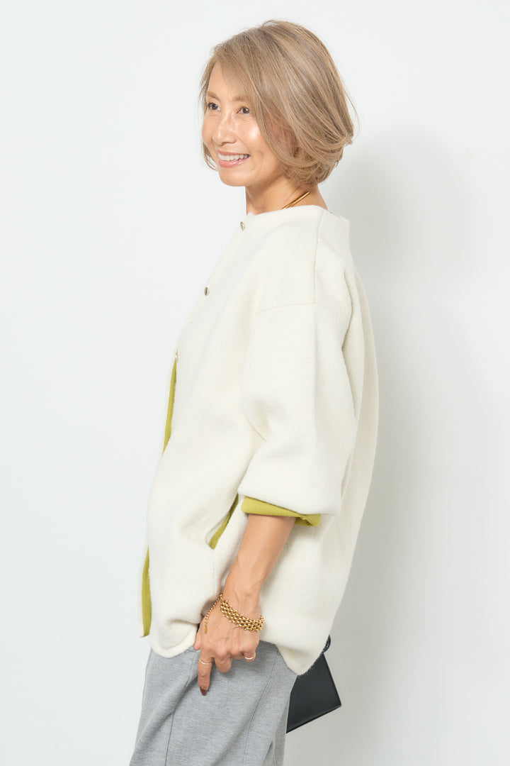 [SET]ダブルフェイスニットカーディガン+ライトダンボールジョガーパンツ(2set)