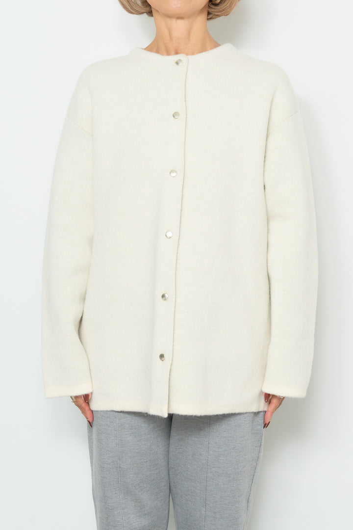 ダブルフェイスニットカーディガン