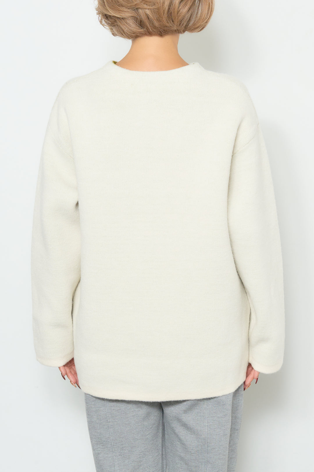 ダブルフェイスニットカーディガン