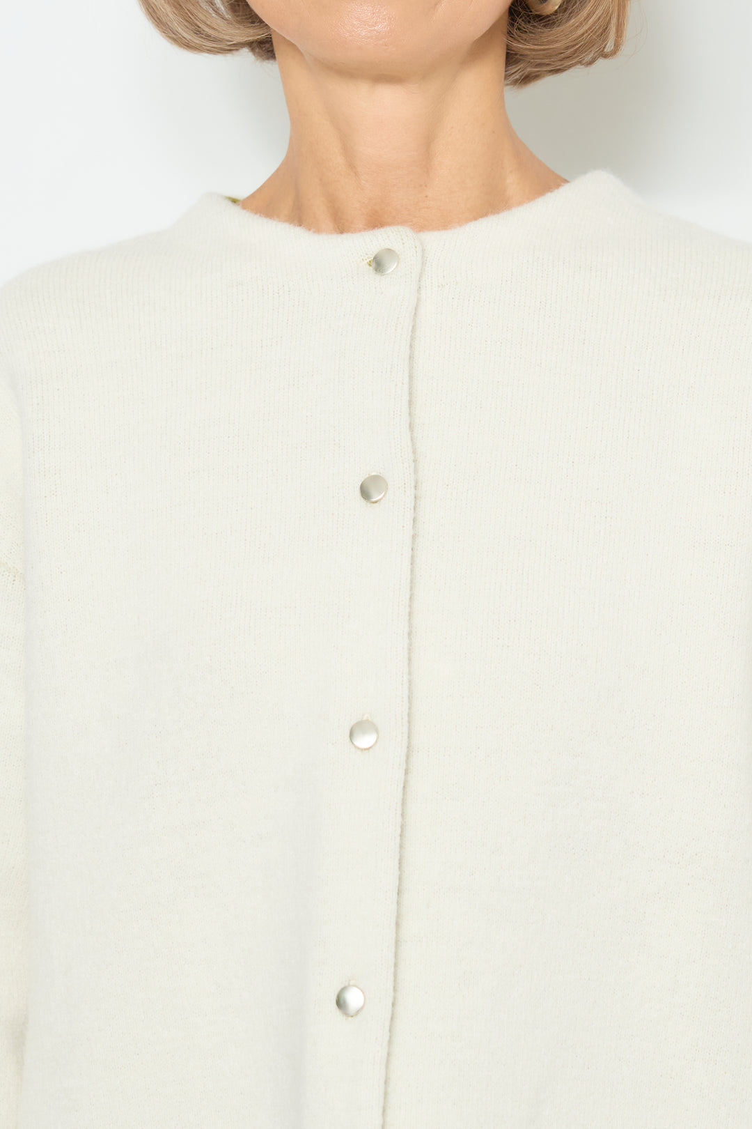 ダブルフェイスニットカーディガン