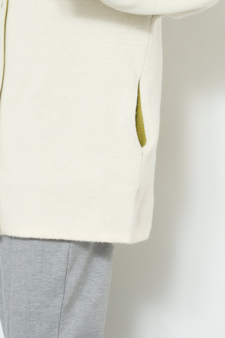 ダブルフェイスニットカーディガン