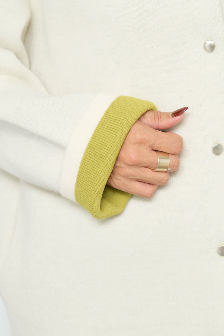 ダブルフェイスニットカーディガン