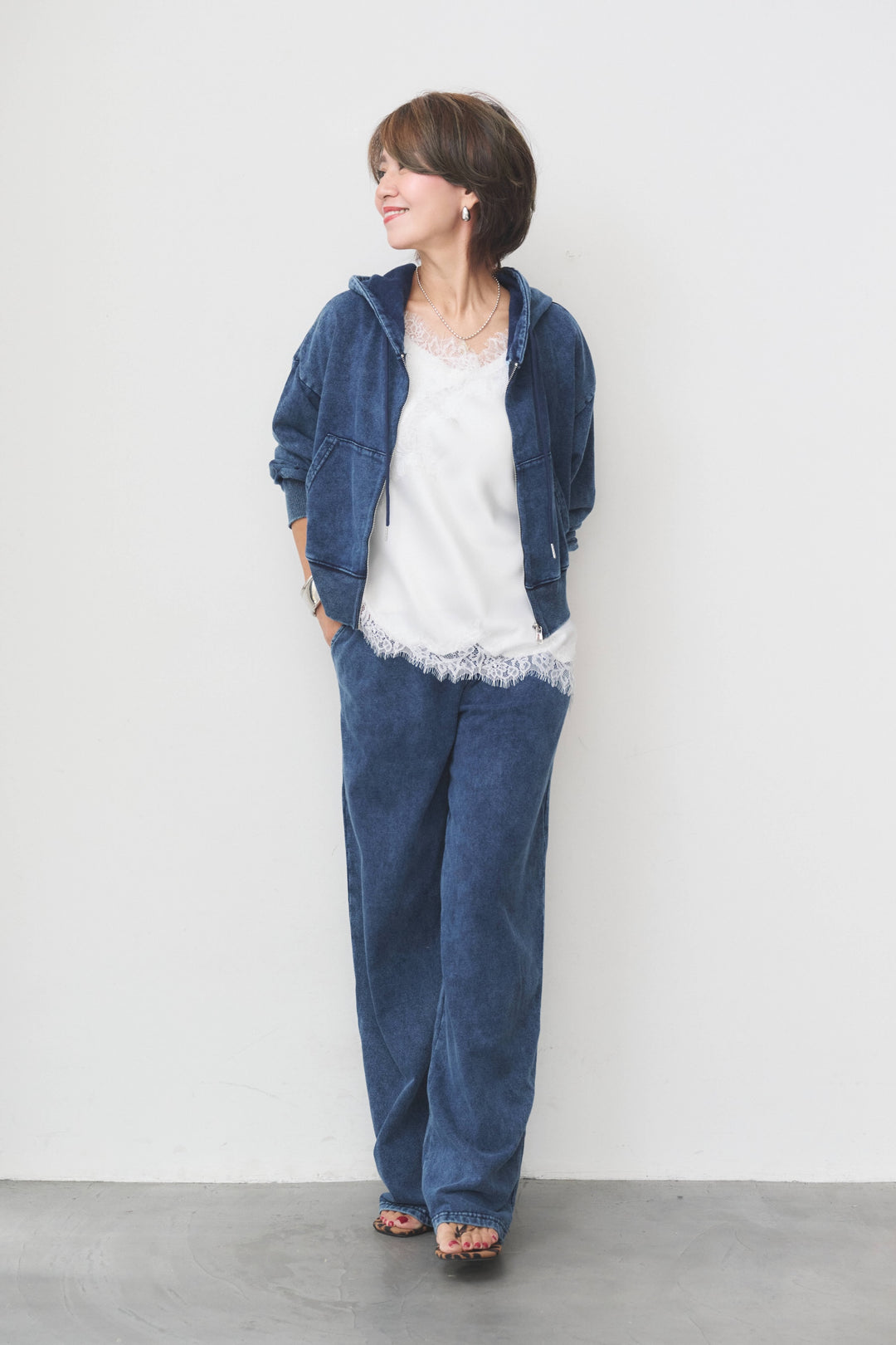 【セットアップ】ピグメントジップパーカーセットアップ