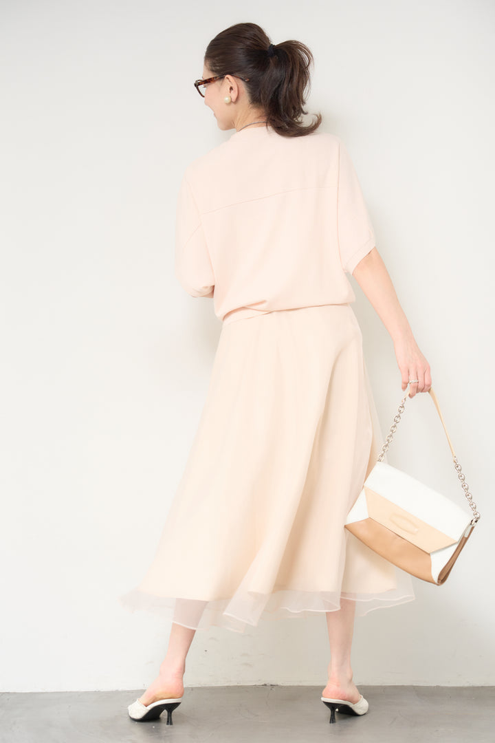 シアーチュールフレアスカート