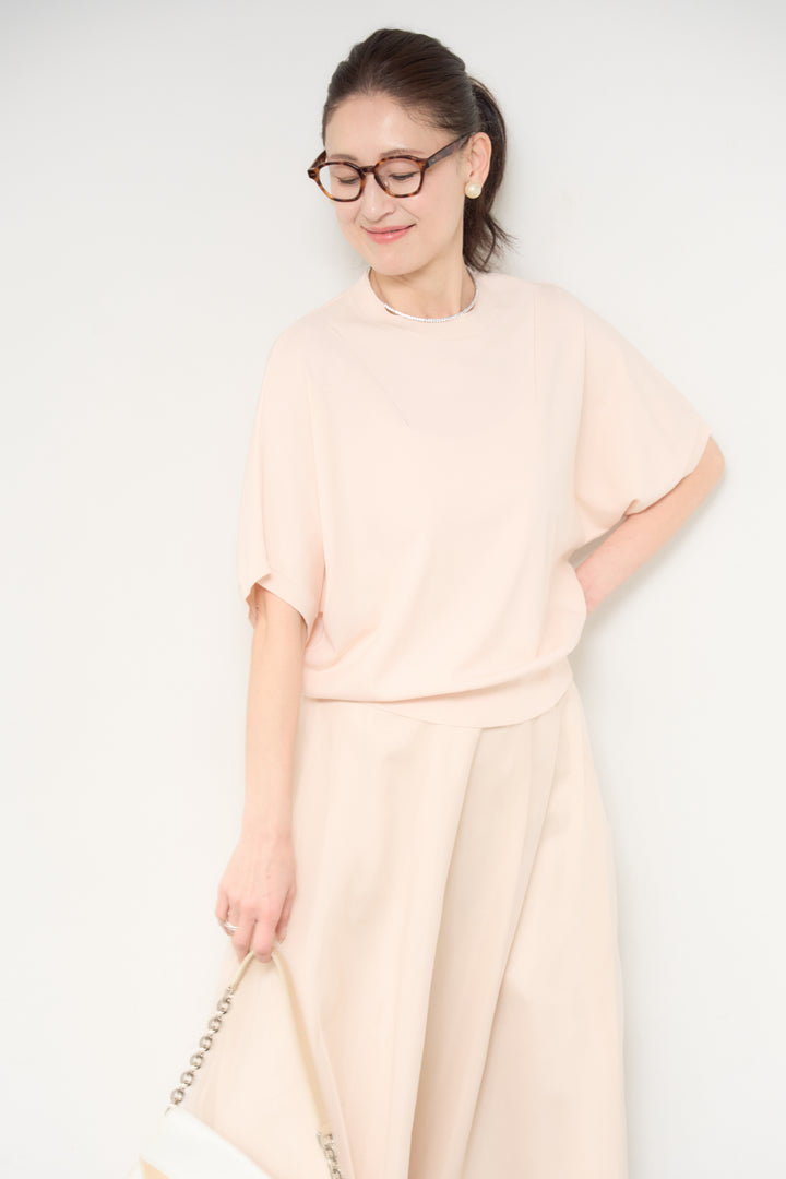 ドルマンショートスリーブニット